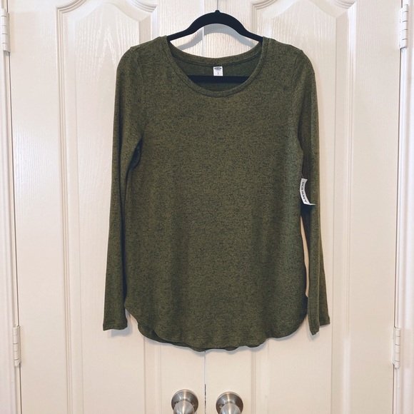 Old Navy Tops - Old Navy Woman’s long sleeve soft top Size S Green
